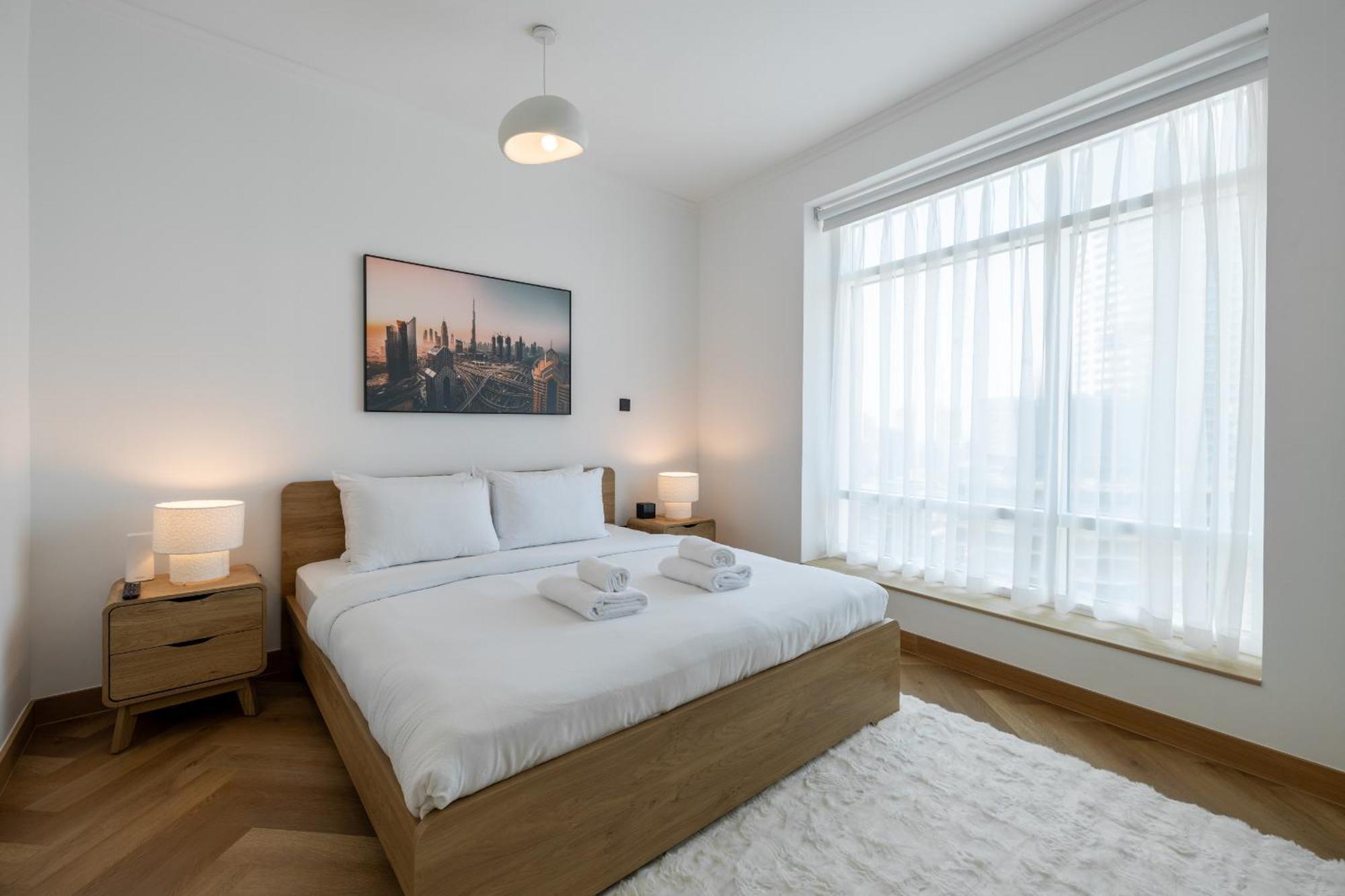 Upgraded Apartment With Stunning Burj Khalifa View دبي المظهر الخارجي الصورة