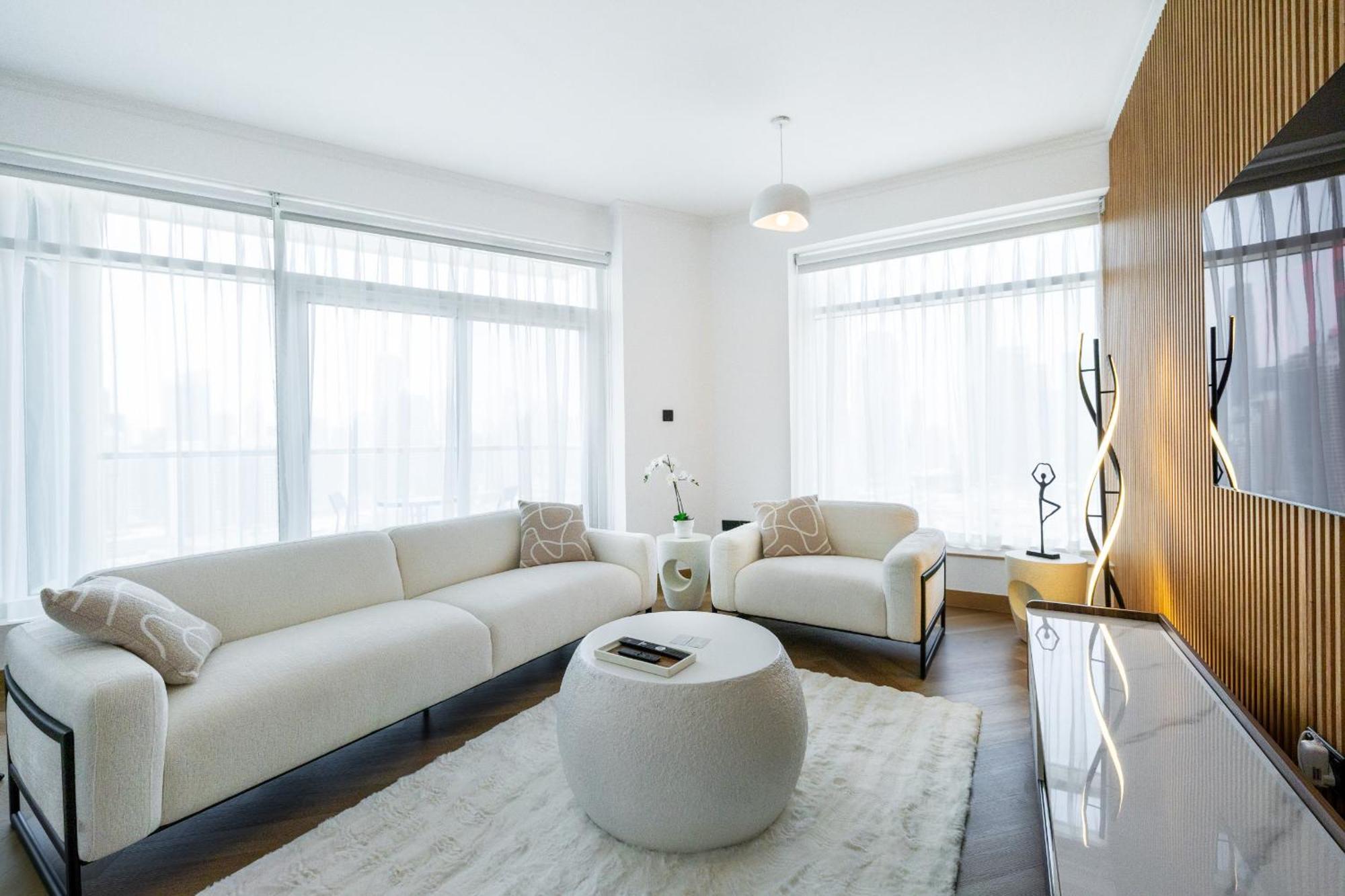 Upgraded Apartment With Stunning Burj Khalifa View دبي المظهر الخارجي الصورة