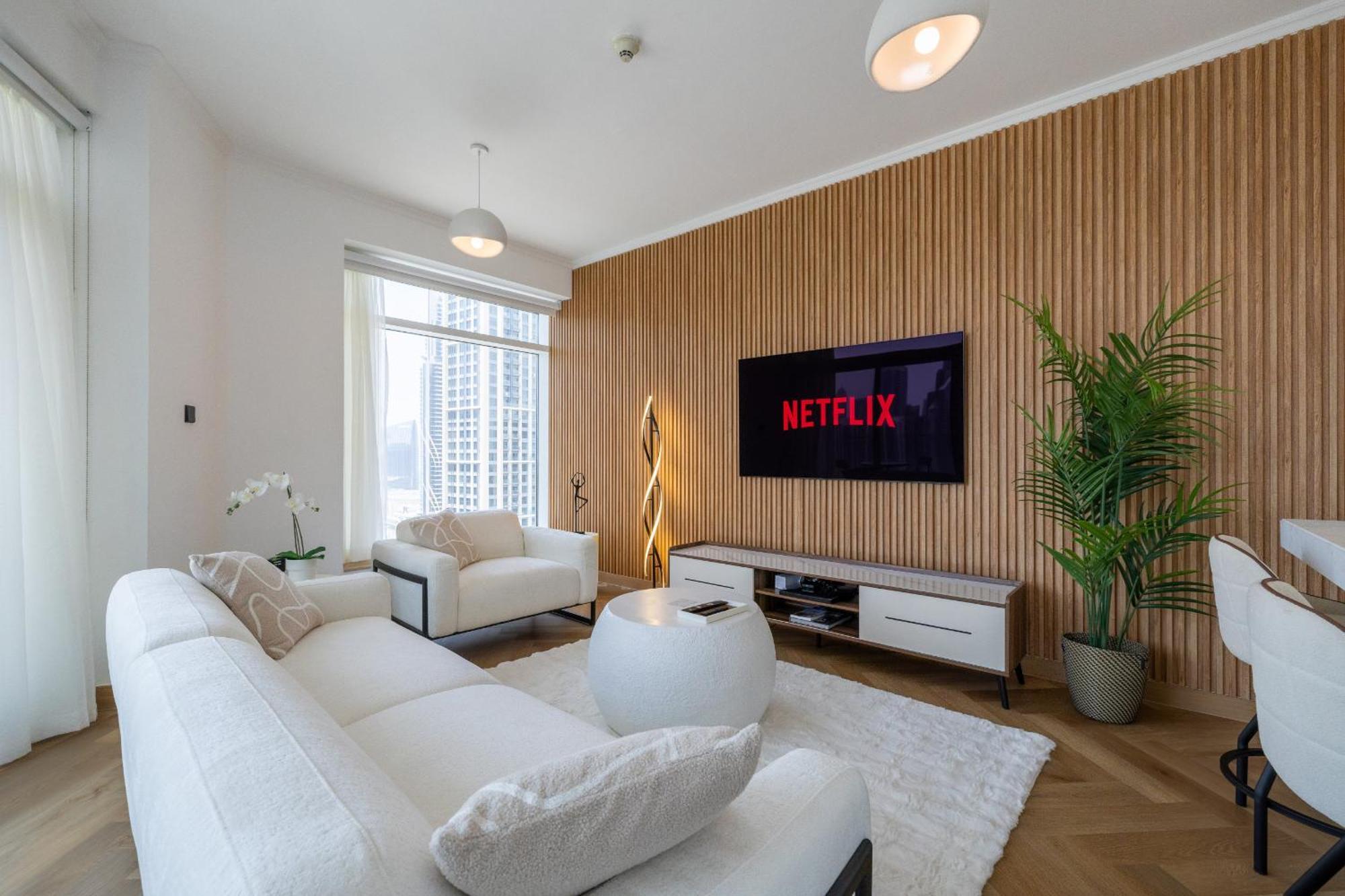 Upgraded Apartment With Stunning Burj Khalifa View دبي المظهر الخارجي الصورة