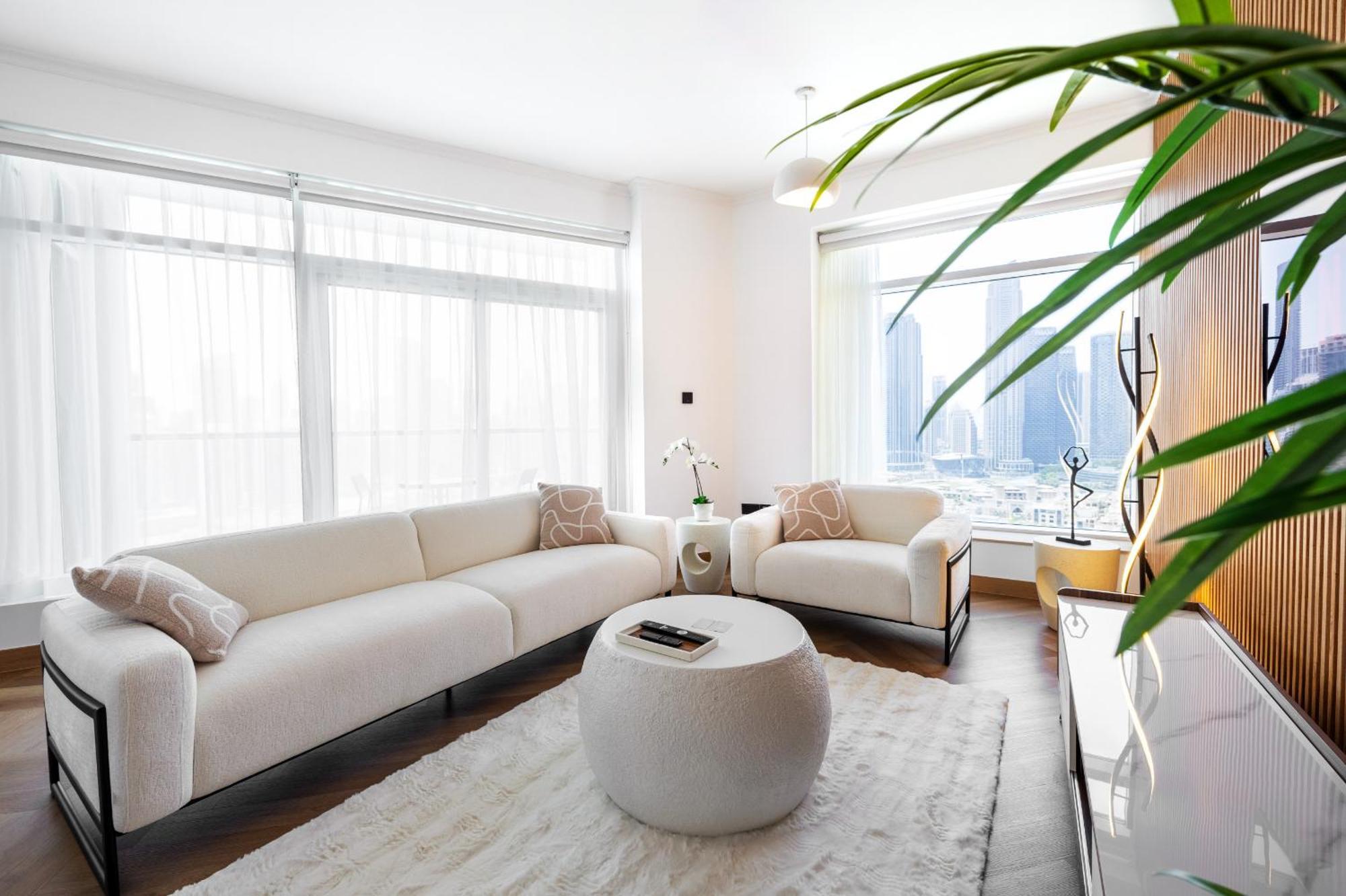 Upgraded Apartment With Stunning Burj Khalifa View دبي المظهر الخارجي الصورة